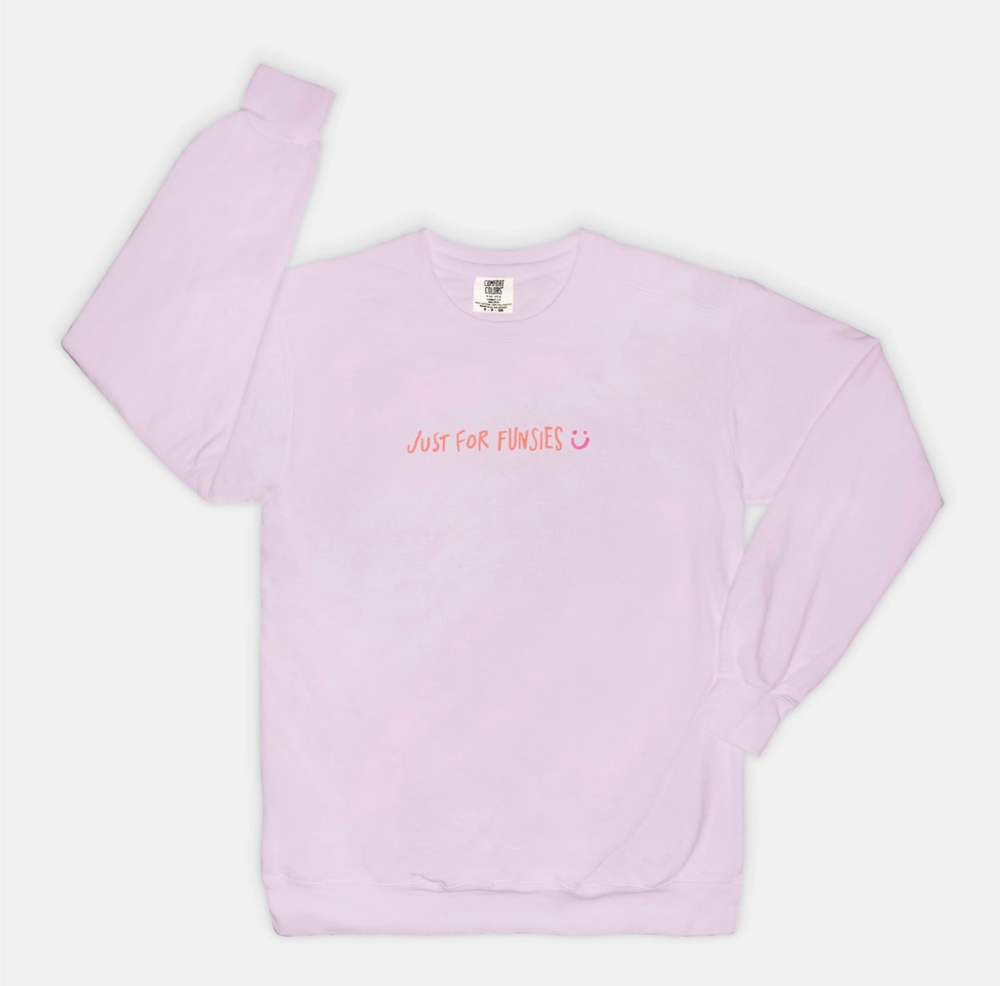 Just for funsies Comfort Colors crewneck