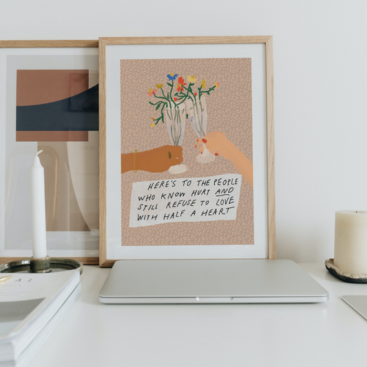 Refuse to love with half a heart