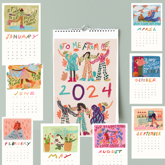 "To Me From Me" 2024 Hanging Wall Calendar