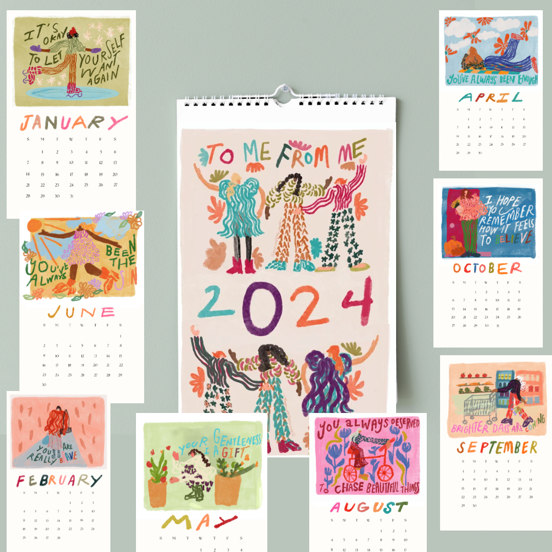 "To Me From Me" 2024 Hanging Wall Calendar