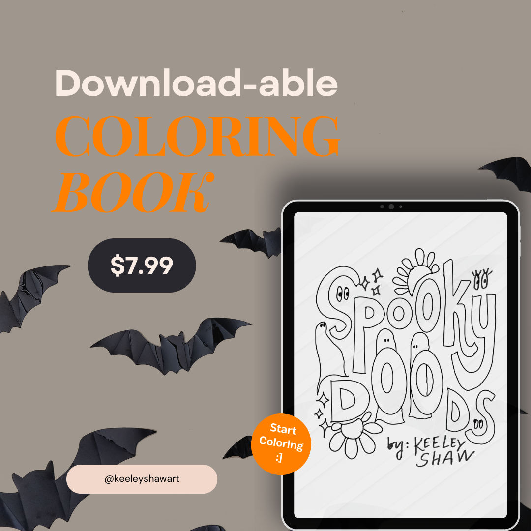 Spooky Doods Downloadable Coloring Book