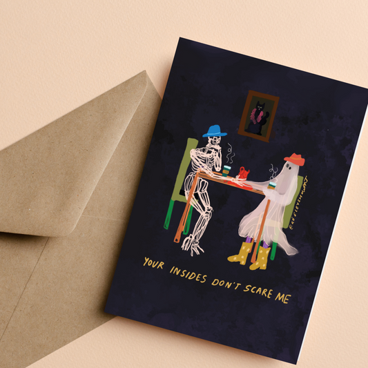 Digital Download Friendship Ghouls Greeting Card