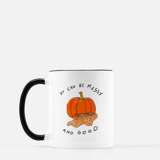 Messy Pumpkin Mug