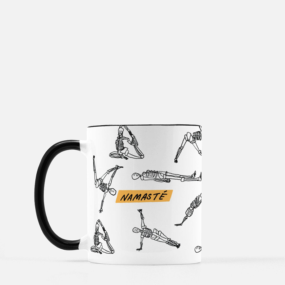 Skeleton Yoga Mug